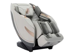 Poltrona*Vente-unique Cadeirão de massagens pele sintética, sistema gravidade zero cinza MOWATA Cinzento