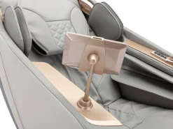 Poltrona*Vente-unique Cadeirão de massagens pele sintética, sistema gravidade zero cinza MOWATA Cinzento