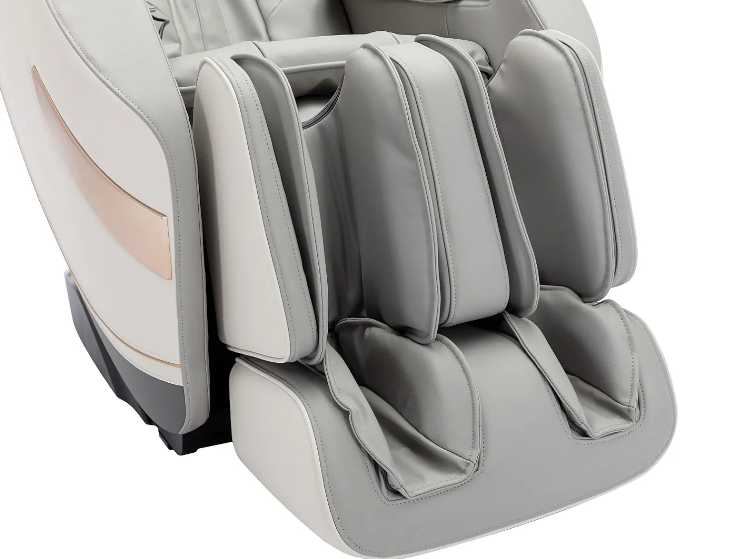 Poltrona*Vente-unique Cadeirão de massagens pele sintética, sistema gravidade zero cinza MOWATA Cinzento