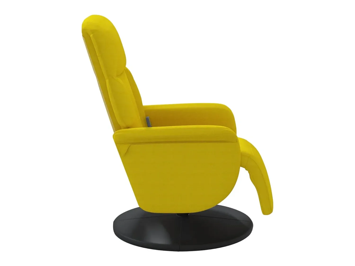Online Cadeirão de massagens reclinável com apoio de pés veludo SHL342057 Amarelo