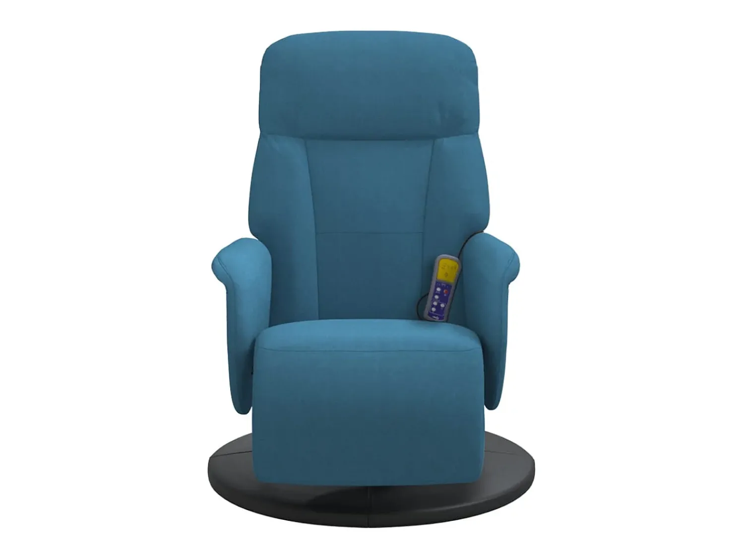 Cadeirão de massagens reclinável com apoio de pés veludo SHL605327^ Poltrona