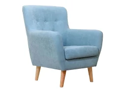 Poltrona| Cadeirão de poliéster 90x75x67cm Azul
