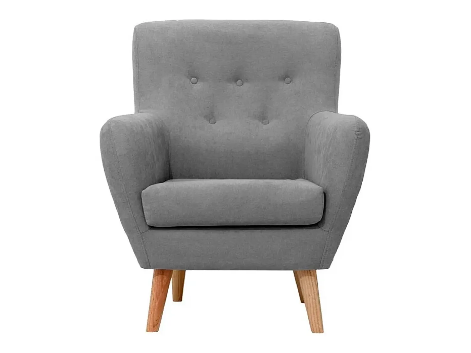 Cadeirão de poliéster escuro 90x75x67cm^ Poltrona
