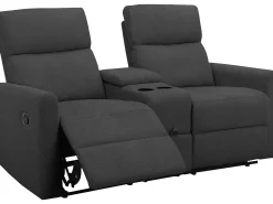 Poltrona*Loft24 Cadeirão Duplo Reclinável Daoulas Belfast Tecido Cinzento