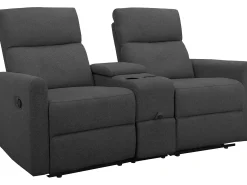 Poltrona*Loft24 Cadeirão Duplo Reclinável Daoulas Belfast Tecido Cinzento