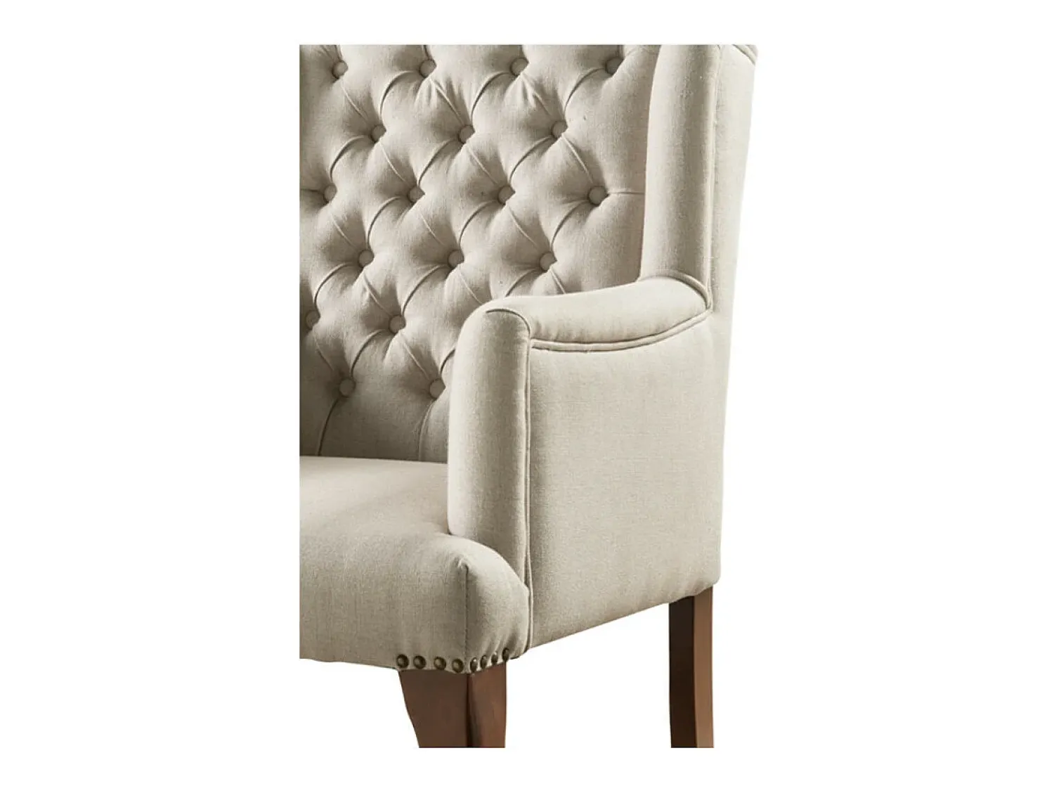 Vente-unique Cadeirão elegante em tecido estilo bergère - PARUNA^ Poltrona