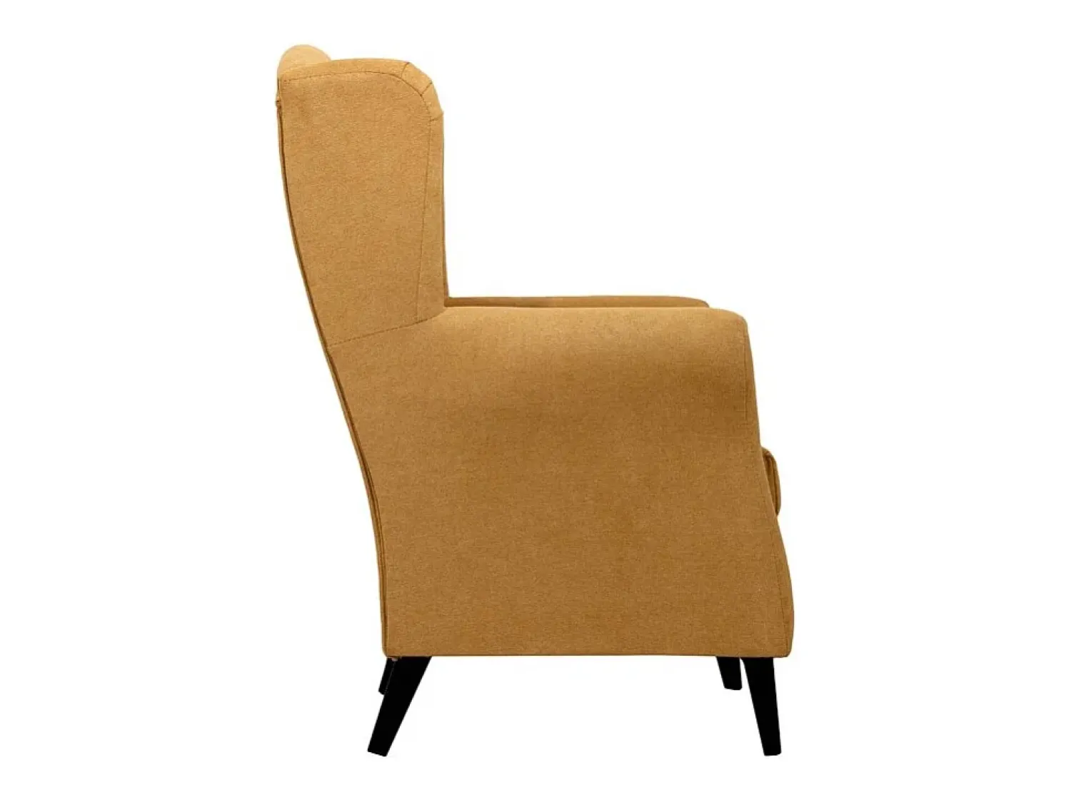 Clearance Cadeirão em poliéster 110x75x80cm Amarelo