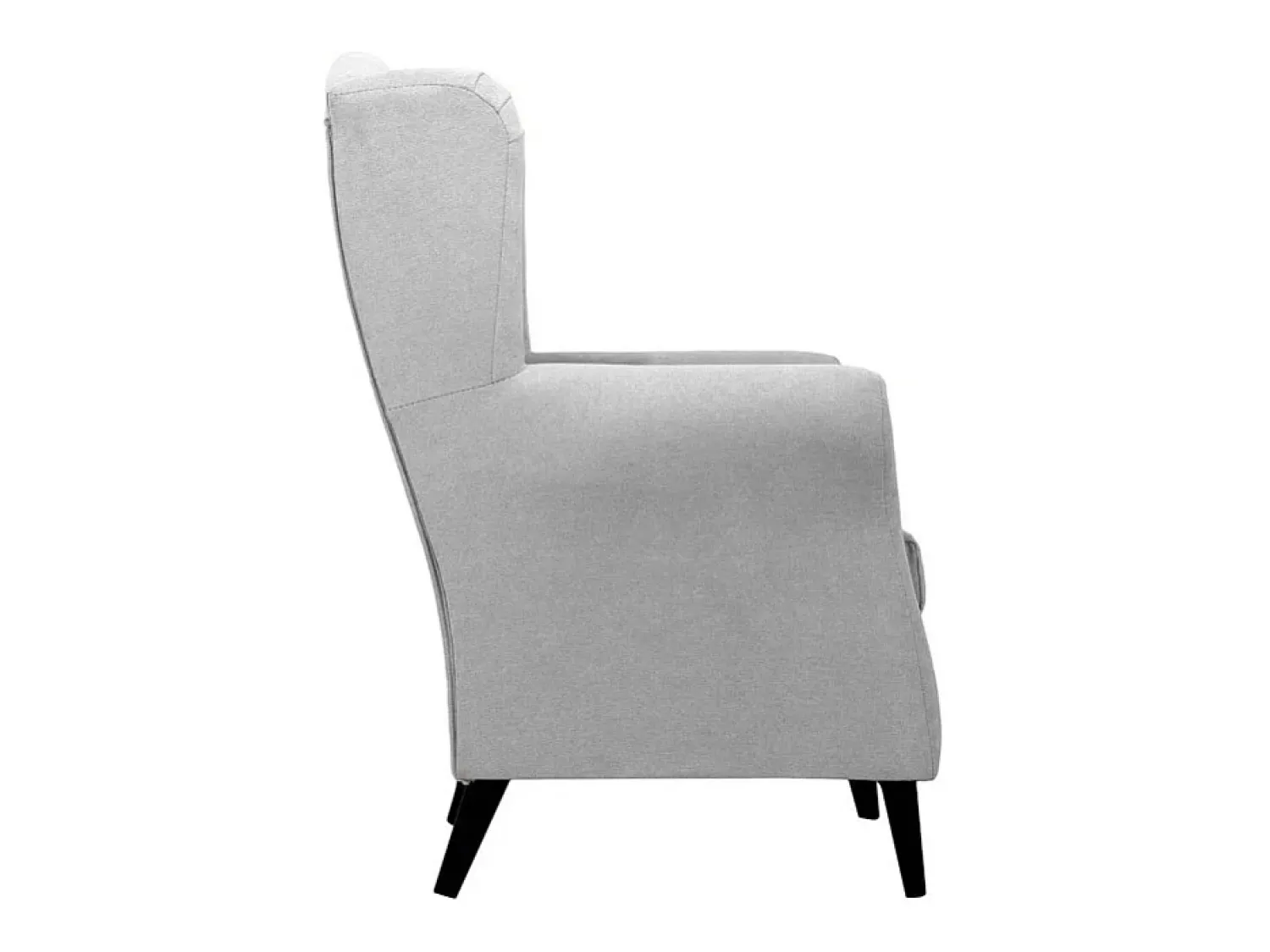 Poltrona* Cadeirão em poliéster claro 110x75x80cm Cinzento