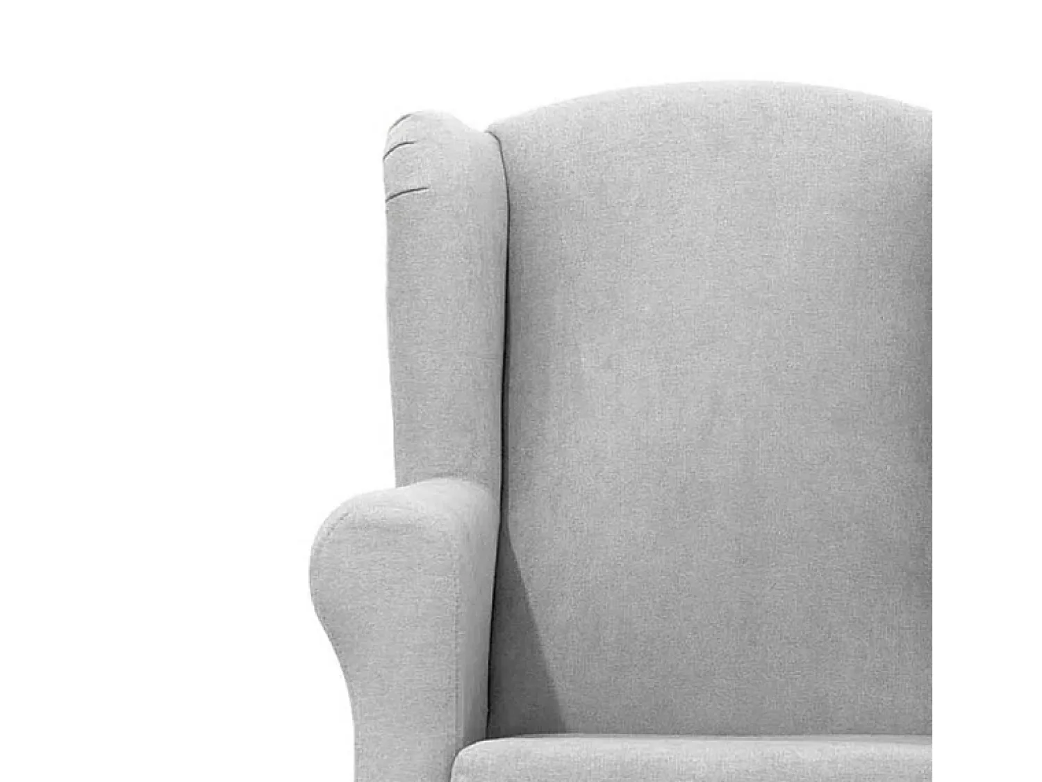 Poltrona* Cadeirão em poliéster claro 110x75x80cm Cinzento