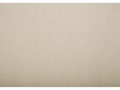 Poltrona*Vente-unique Cadeirão em tecido 100% linho Bege estilo charme - ALIENOR Creme