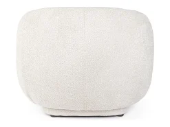 Poltrona* Cadeirão em tecido efeito bouclé natural - TECLA Bege