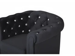 Vente-unique Cadeirão em veludo e botões cristal CHESTERFIELD^ Poltrona