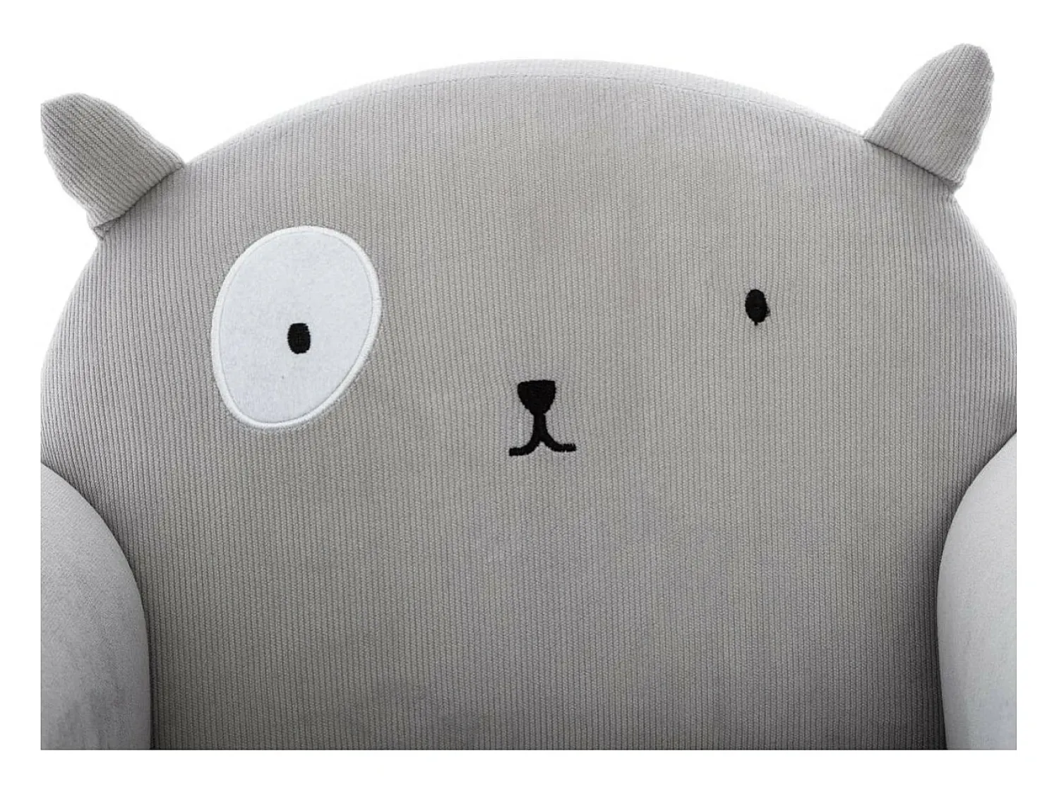 Poltrona|Atmosphera Cadeirão infantil em poliéster 52x44x43cm Cinzento