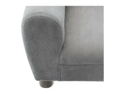 Poltrona|Atmosphera Cadeirão infantil em poliéster 52x44x43cm Cinzento