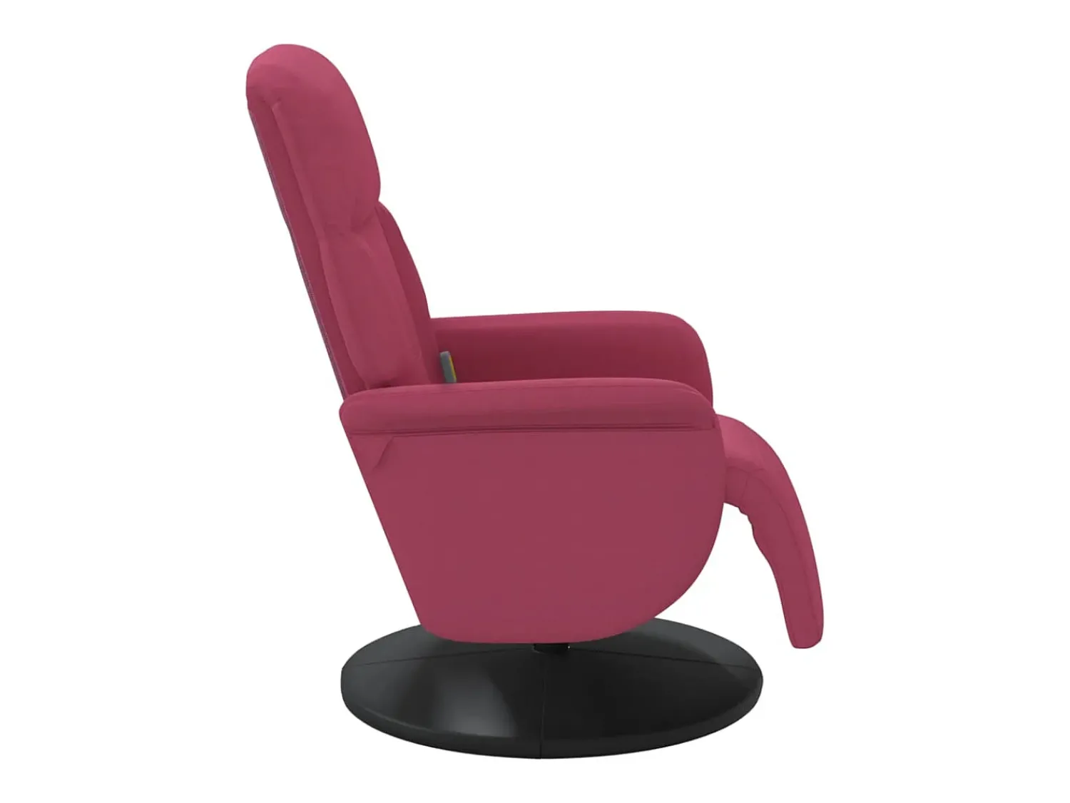 Poltrona* Cadeirão massagens reclinável comapoio pés veludo tinto SHL429927 Vermelho