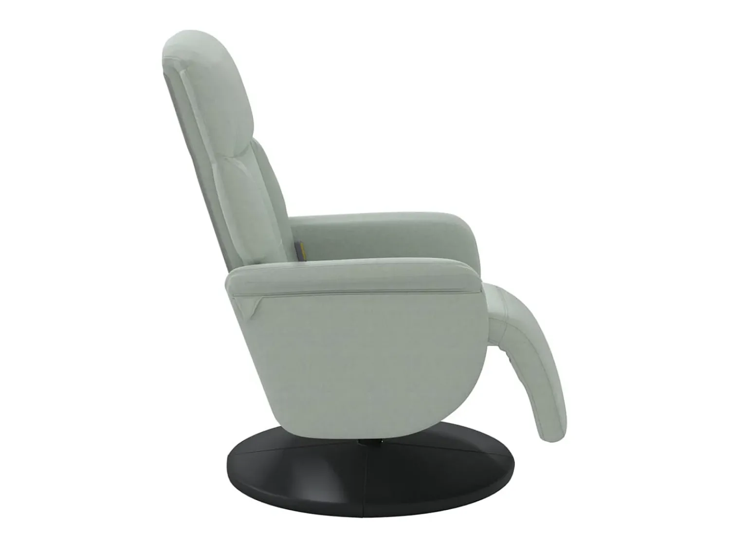 Poltrona| Cadeirão massagens reclinável + apoio de pés veludo cinza-claro SHL934285 Cinzento claro