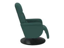 Best Cadeirão massagens reclinável com apoio pés veludo verde-escuro SHL174696 Verde pinho