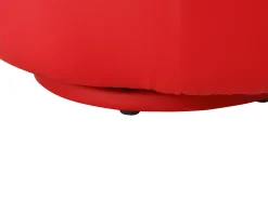 Clearance Vente-unique Cadeirão mão giratório em pele sintética - CATCHY Vermelho