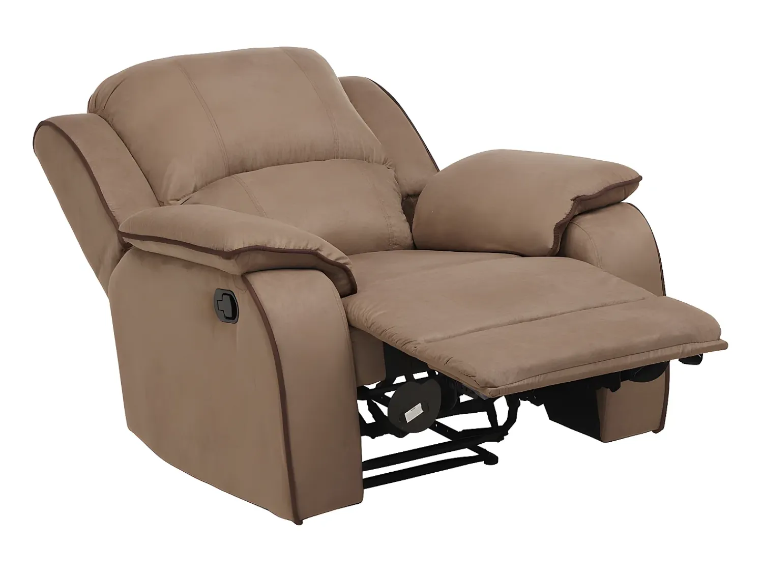Vente-unique Cadeirão relax em microfibra - HERNANI^ Poltrona