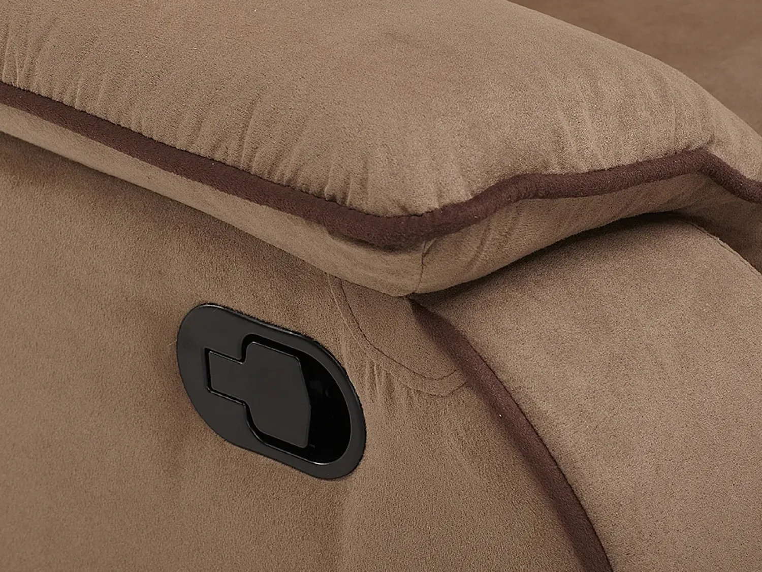 Vente-unique Cadeirão relax em microfibra - HERNANI^ Poltrona