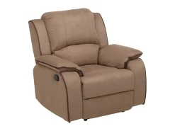 Vente-unique Cadeirão relax em microfibra - HERNANI^ Poltrona