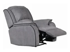 Vente-unique Cadeirão relax em microfibra - HERNANI^ Poltrona