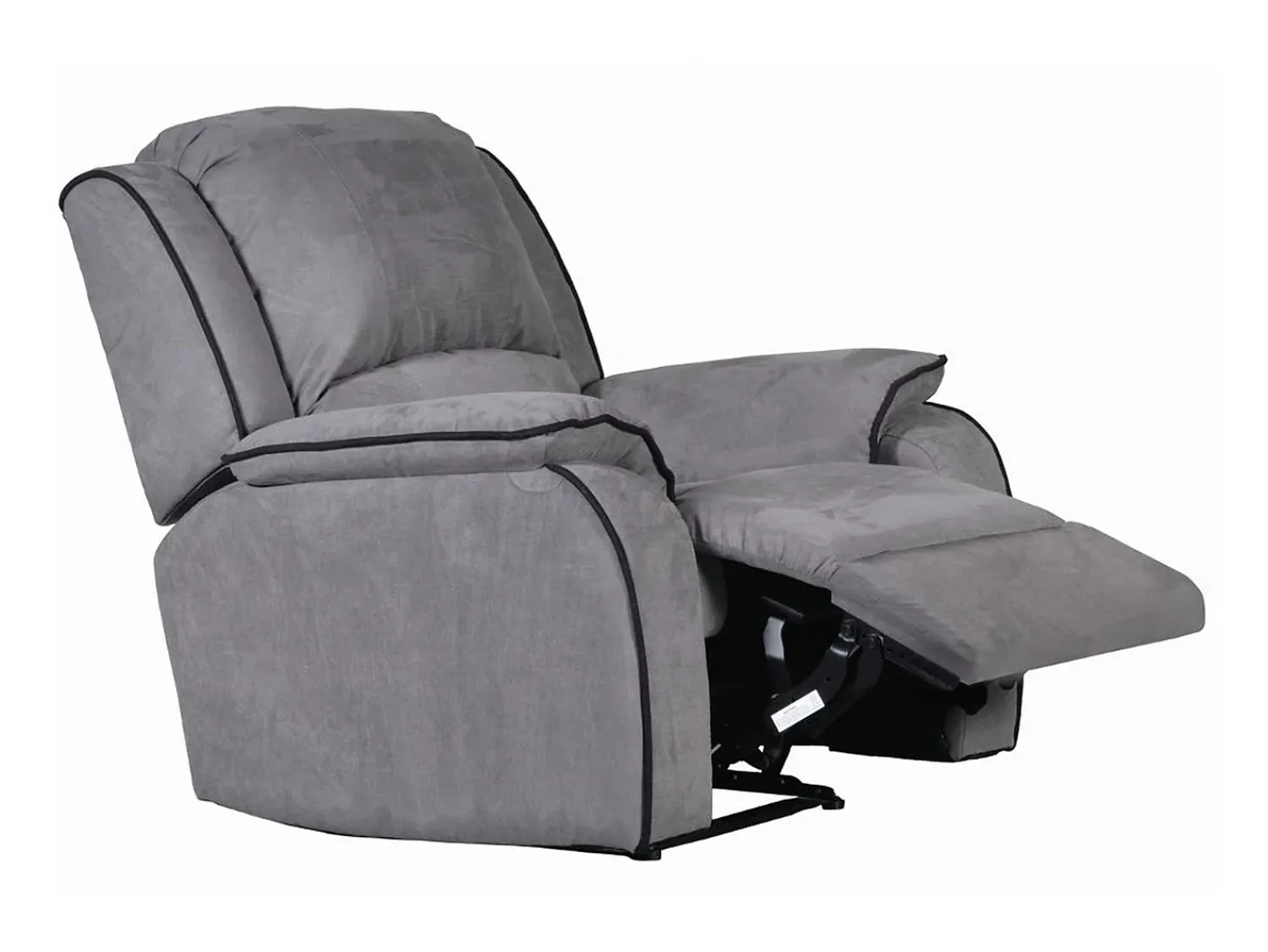 Vente-unique Cadeirão relax em microfibra - HERNANI^ Poltrona