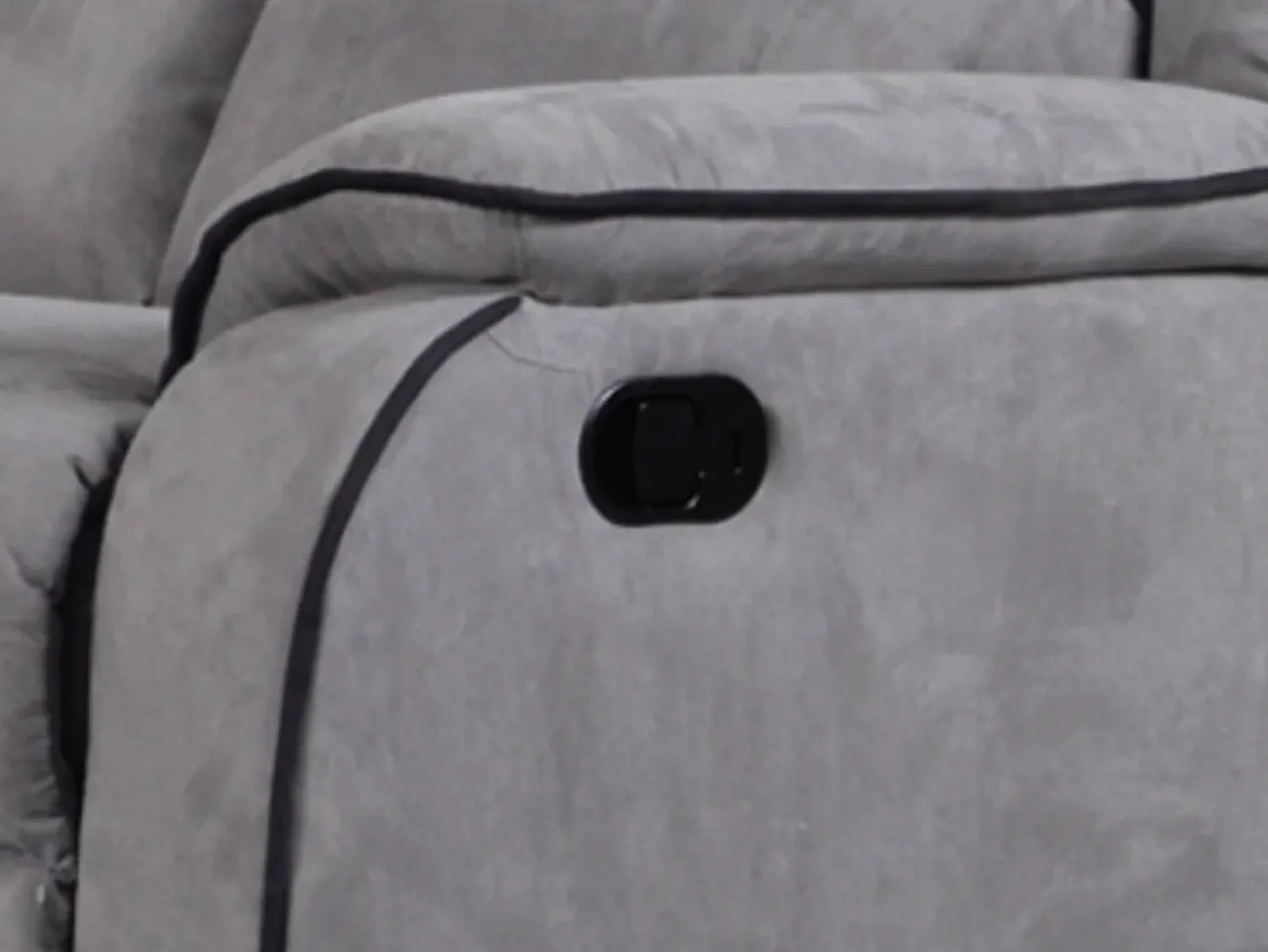 Vente-unique Cadeirão relax em microfibra - HERNANI^ Poltrona