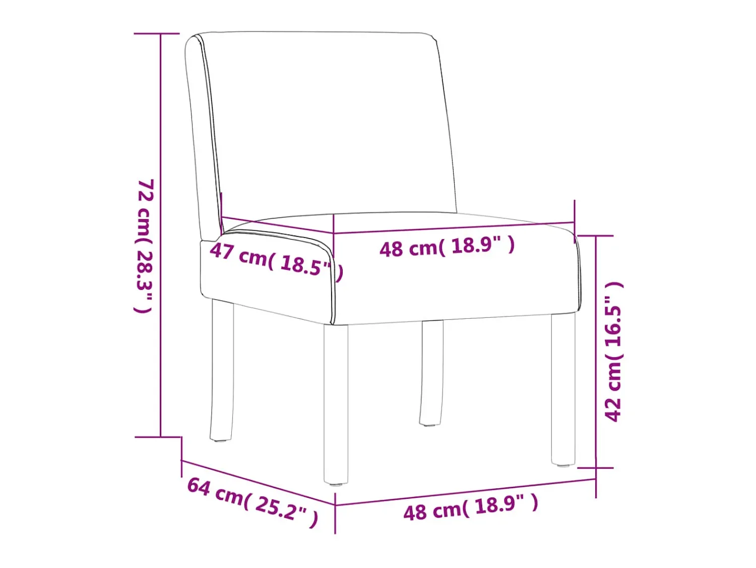 vidaxl Cadeirão tecido flores azuis^ Poltrona