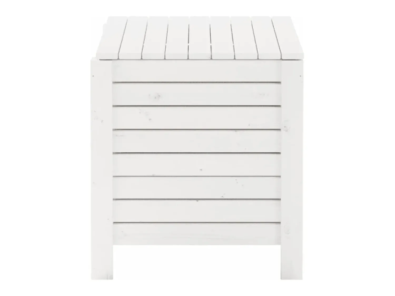Hot Caixa arrumação c/ tampa RANA 100x49x54 cm pinho maciço PT448270 Branco