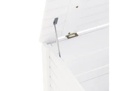 Acessórios De Arrumação*vidaxl Caixa arrumação c/ tampa RANA 100x49x54 cm pinho maciço Branco
