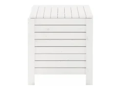 Acessórios De Arrumação*vidaxl Caixa arrumação c/ tampa RANA 100x49x54 cm pinho maciço Branco