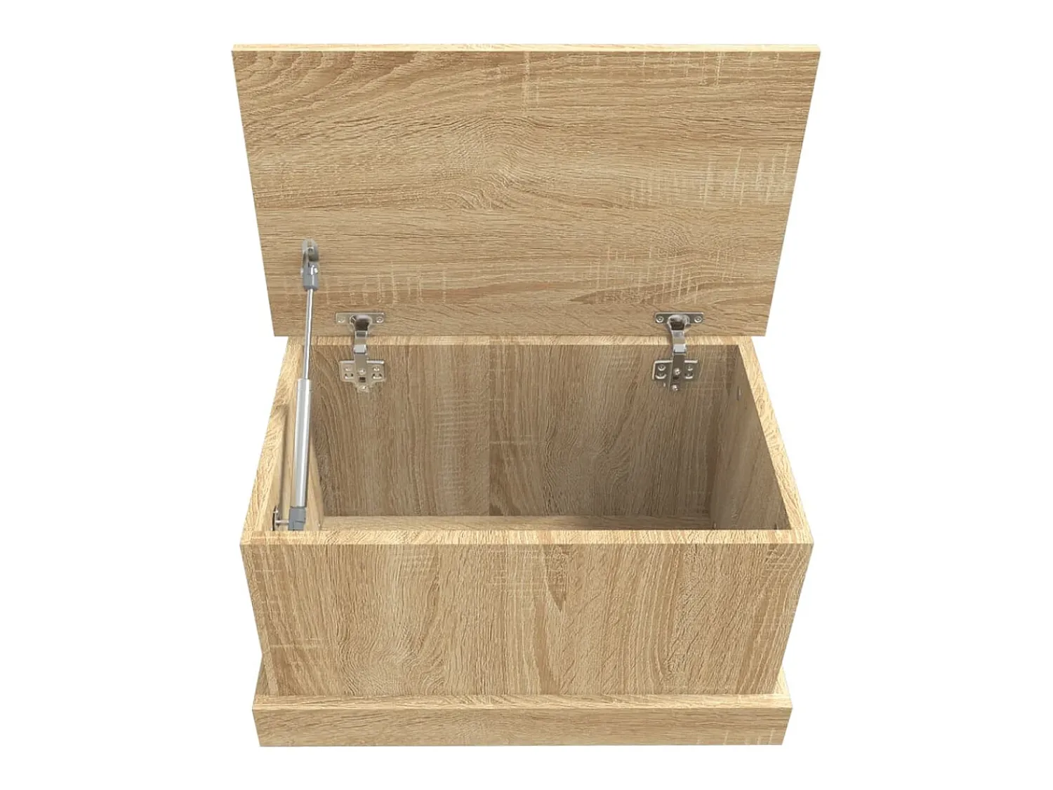 Acessórios De Arrumação|vidaxl Caixa de arrumação Carvalho Sonoma 50x30x28 cm Madeira engenheirada Natural claro