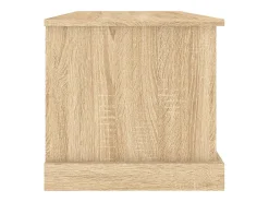 Acessórios De Arrumação*vidaxl Caixa de arrumação Sonoma Carvalho 70x40x38 cm Madeira engenheirada Natural claro