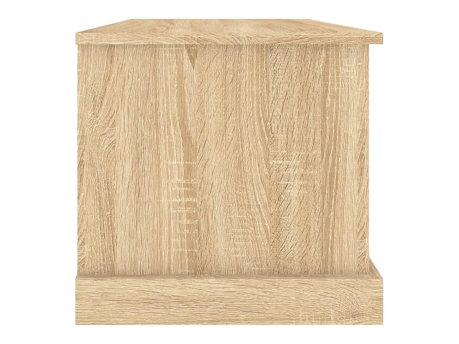 Acessórios De Arrumação*vidaxl Caixa de arrumação Sonoma Carvalho 70x40x38 cm Madeira engenheirada Natural claro