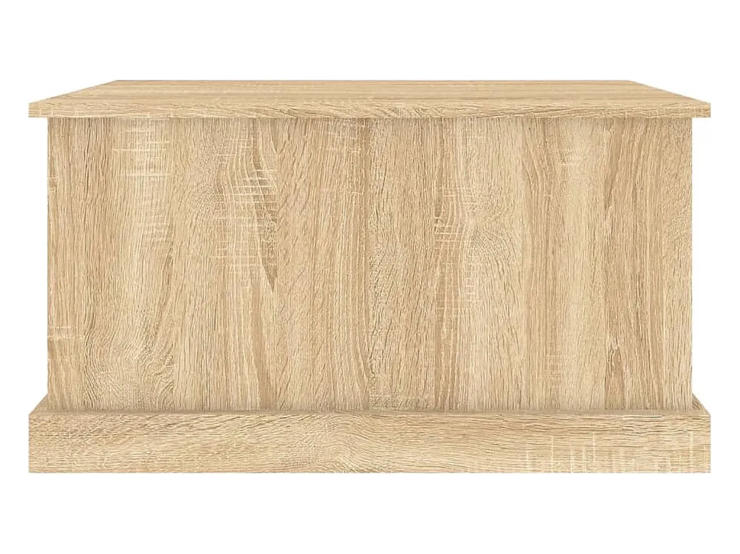 Acessórios De Arrumação*vidaxl Caixa de arrumação Sonoma Carvalho 70x40x38 cm Madeira engenheirada Natural claro