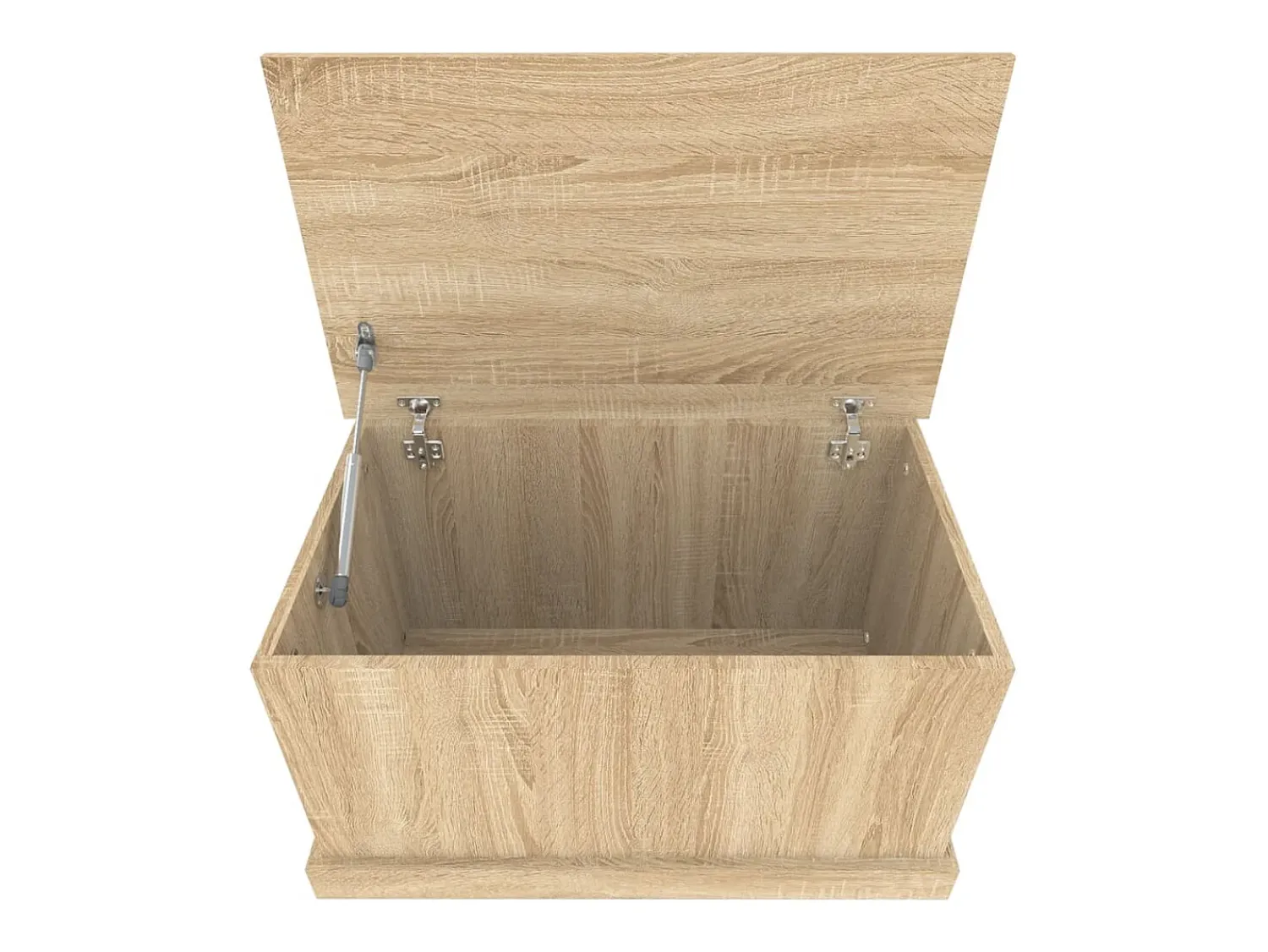 Acessórios De Arrumação*vidaxl Caixa de arrumação Sonoma Carvalho 70x40x38 cm Madeira engenheirada Natural claro