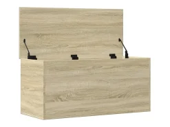 Sale vidaxl Caixa de arrumação 100x42x46 cm deriv. madeira carvalho sonoma Natural claro