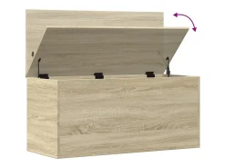 Sale vidaxl Caixa de arrumação 100x42x46 cm deriv. madeira carvalho sonoma Natural claro