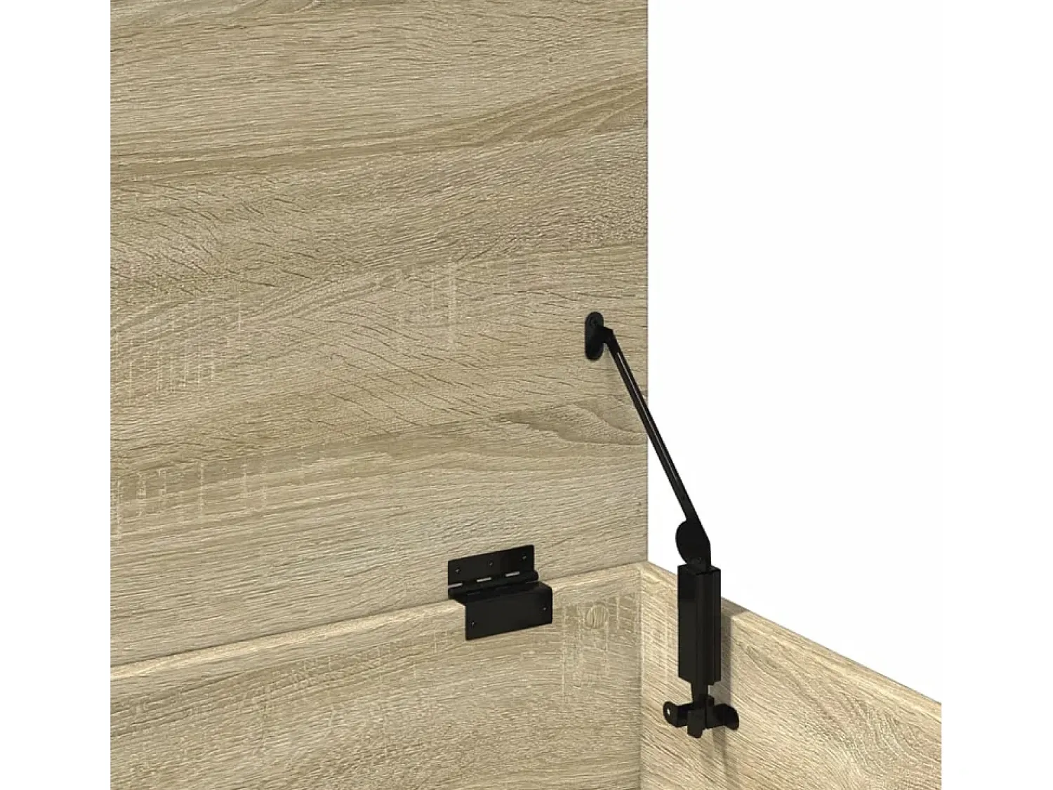 Sale vidaxl Caixa de arrumação 100x42x46 cm deriv. madeira carvalho sonoma Natural claro