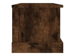 Acessórios De Arrumação*vidaxl Caixa de arrumação 50x30x28 cm deriv. madeira carvalho fumado Natural claro