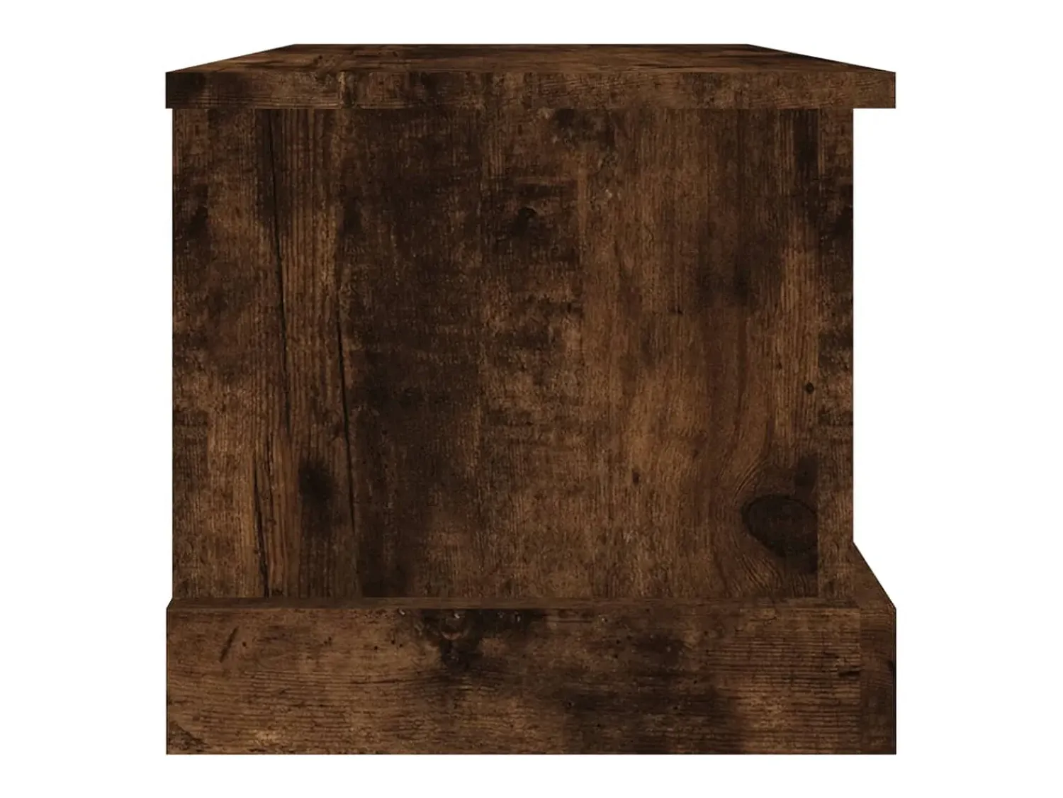 Acessórios De Arrumação*vidaxl Caixa de arrumação 50x30x28 cm deriv. madeira carvalho fumado Natural claro