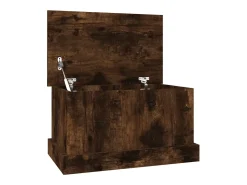Acessórios De Arrumação*vidaxl Caixa de arrumação 50x30x28 cm deriv. madeira carvalho fumado Natural claro