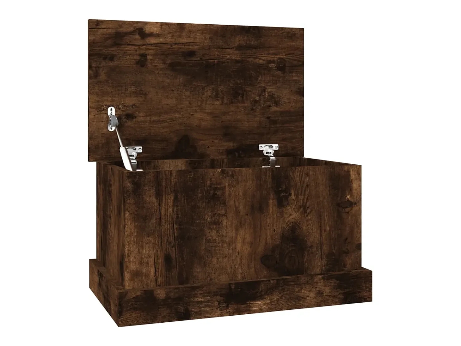 Acessórios De Arrumação*vidaxl Caixa de arrumação 50x30x28 cm deriv. madeira carvalho fumado Natural claro