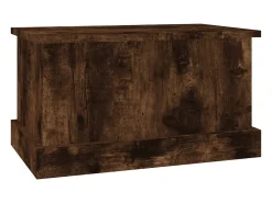 Acessórios De Arrumação*vidaxl Caixa de arrumação 50x30x28 cm deriv. madeira carvalho fumado Natural claro