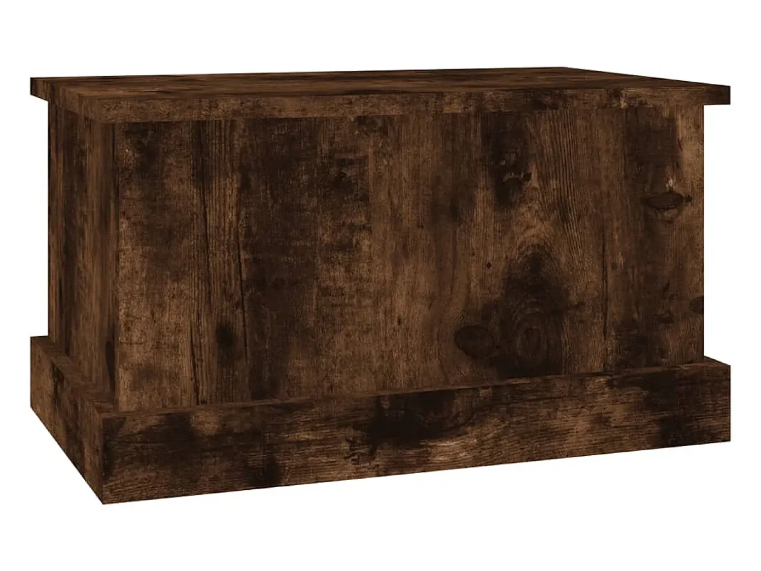 Acessórios De Arrumação*vidaxl Caixa de arrumação 50x30x28 cm deriv. madeira carvalho fumado Natural claro