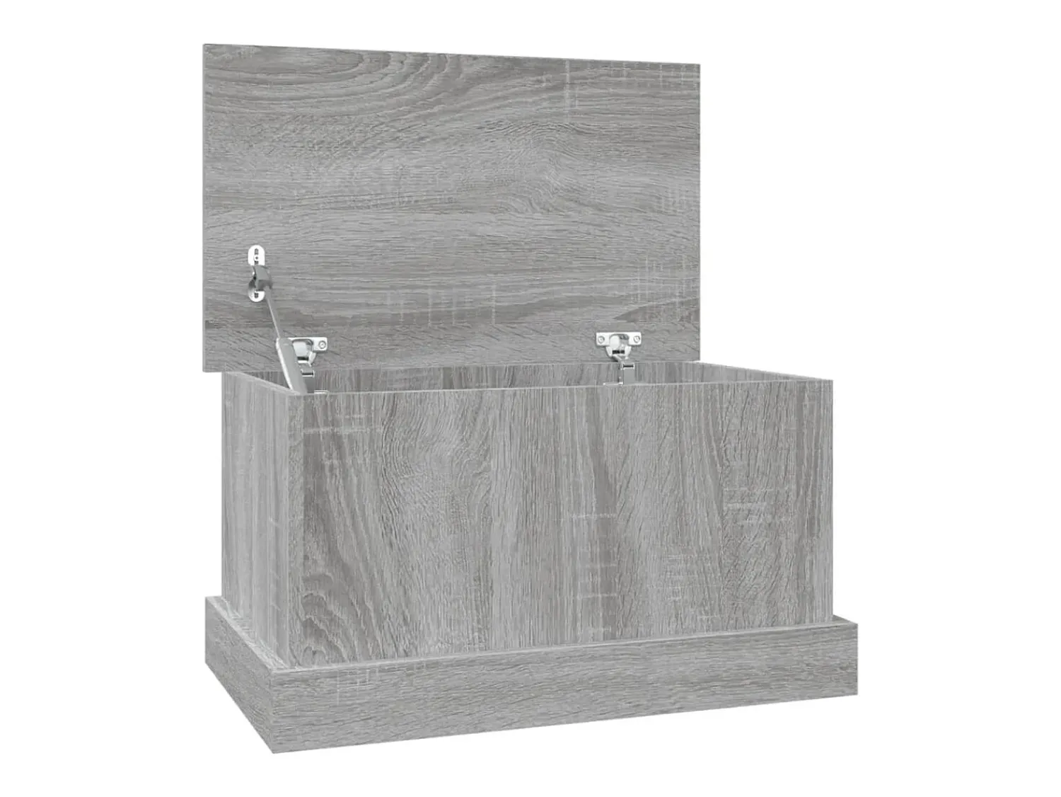 Caixa de arrumação 50x30x28 cm derivados madeira cinza sonoma PT457832^ Acessórios De Arrumação