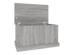 Acessórios De Arrumação| Caixa de arrumação 70x40x38 cm derivados madeira cinza sonoma PT148984 Cinzento