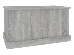 Acessórios De Arrumação| Caixa de arrumação 70x40x38 cm derivados madeira cinza sonoma PT148984 Cinzento