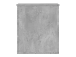 Outlet Caixa de arrumação 40x42x46 cm derivados madeira cinza cimento PT835988 Cinzento